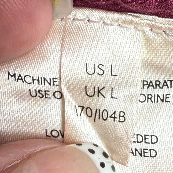 NWT Women's FREE PEOPLE Amanda Ruffle Wrap Top Floral | Size Large - Picture 9 of 13